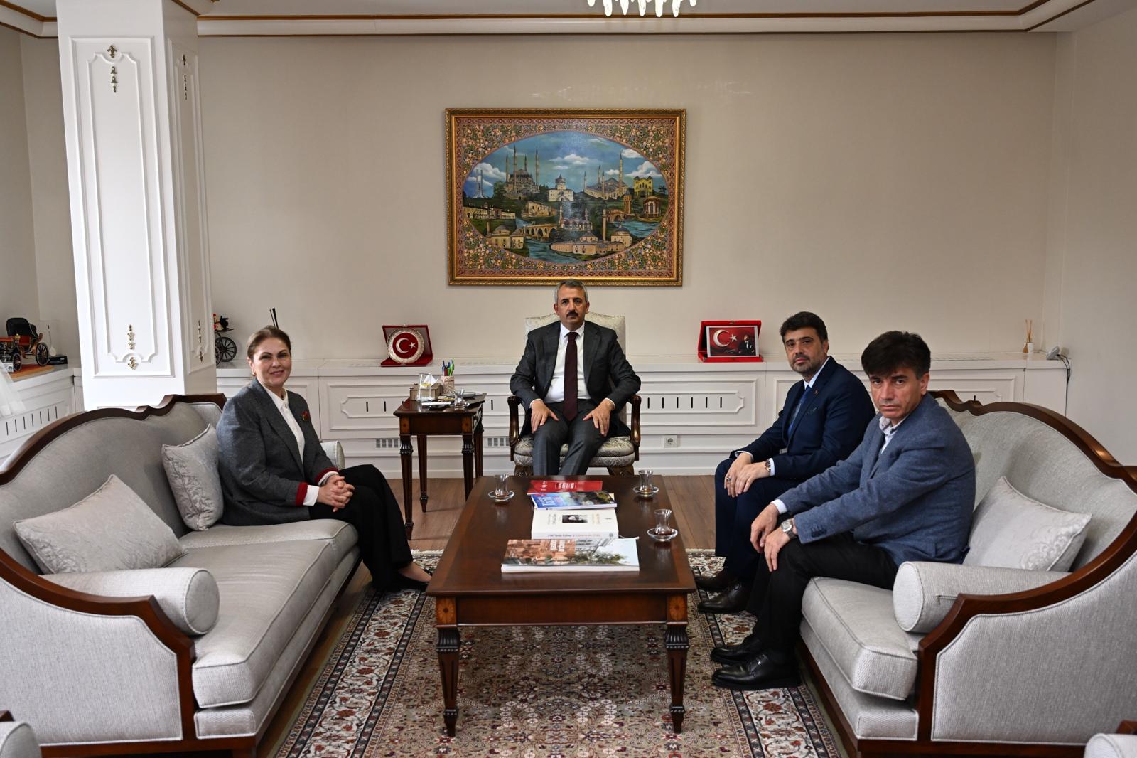 AK Parti heyetinden Vali Sezer’e ziyaret