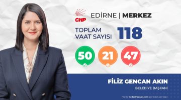 Filiz Gencan’ın 118 Vaadinin 50’si Tamamlandı