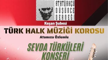 Keşan’da Türkü Ziyafeti: “Sevda Türküleri” Yankılanacak