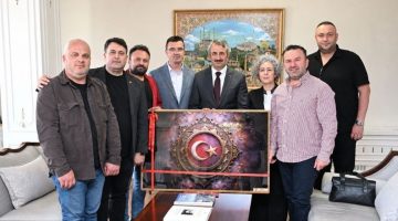 Edirne Gazeteciler Derneği’nden Vali Yunus Sezer’e ziyaret
