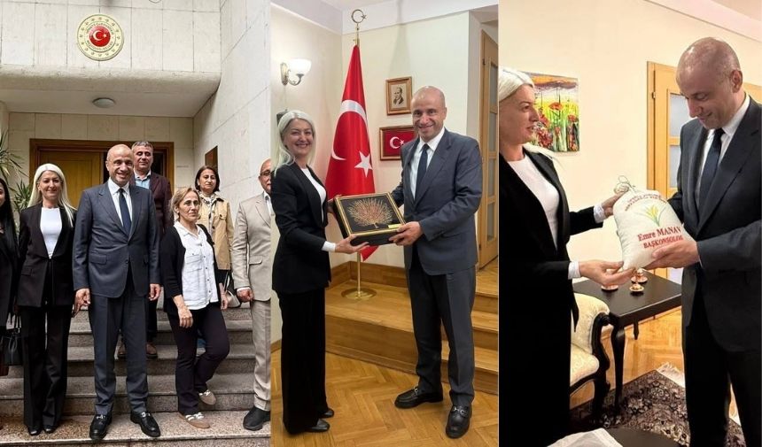 Trakya eğitim ordusundan Filibe Başkonsolosu Manav’a ziyaret