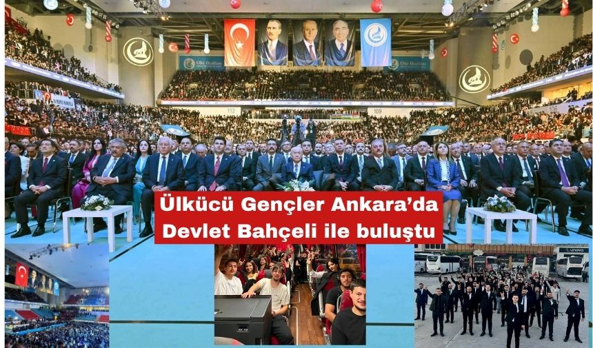 Ülkücü Gençler Ankara’da Devlet Bahçeli ile buluştu