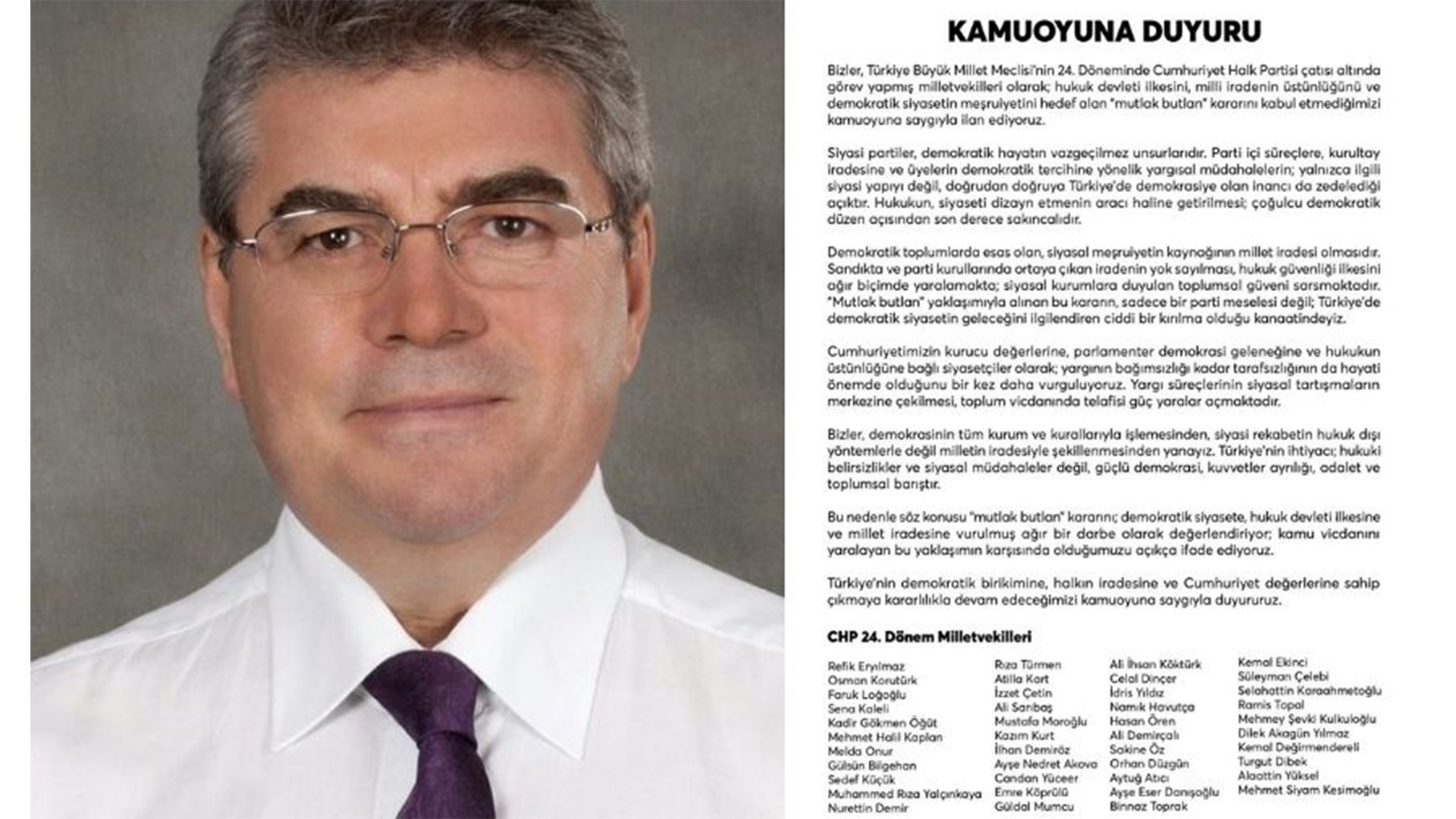 CHP’li vekillerden “Mutlak Butlan” Kararına Tepki”