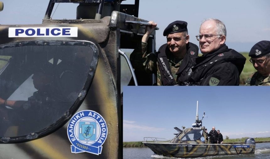 Tasulas’tan Meriç’te askeri botla sınır devriyesi
