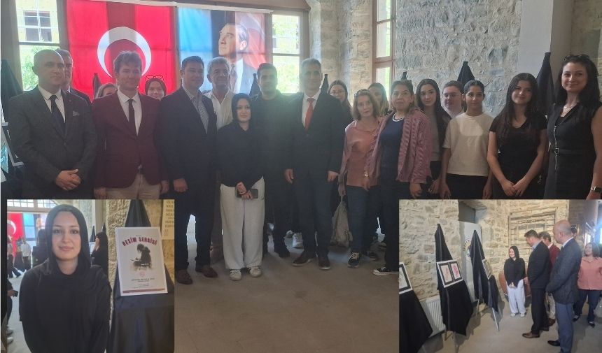 Zeynep El Abuş’un ilk sergisi Müze Keşan’da açıldı