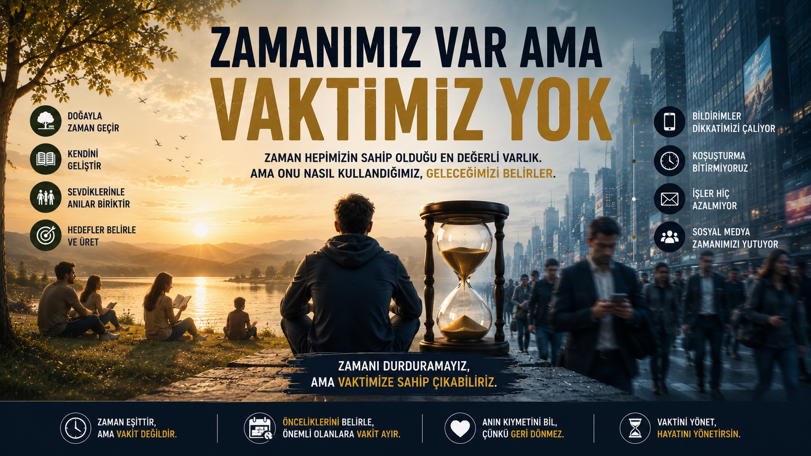 Zamanımız Var Ama Vaktimiz Yok