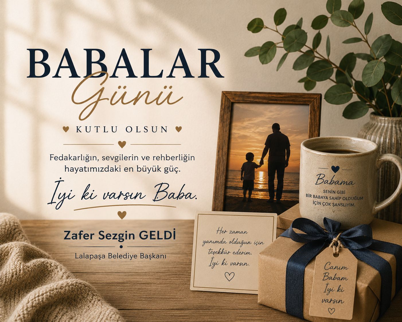 Zafer Sezgin Geldi’den Babalar Günü mesajı
