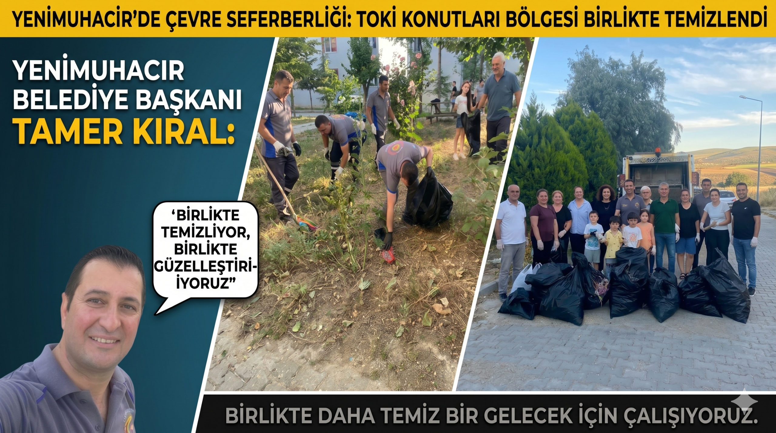 Yenimuhacir’de çevre seferberliği gerçekleştirildi