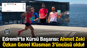 Koşan Keşan Ekibine Edremit’te kürsü başarısı