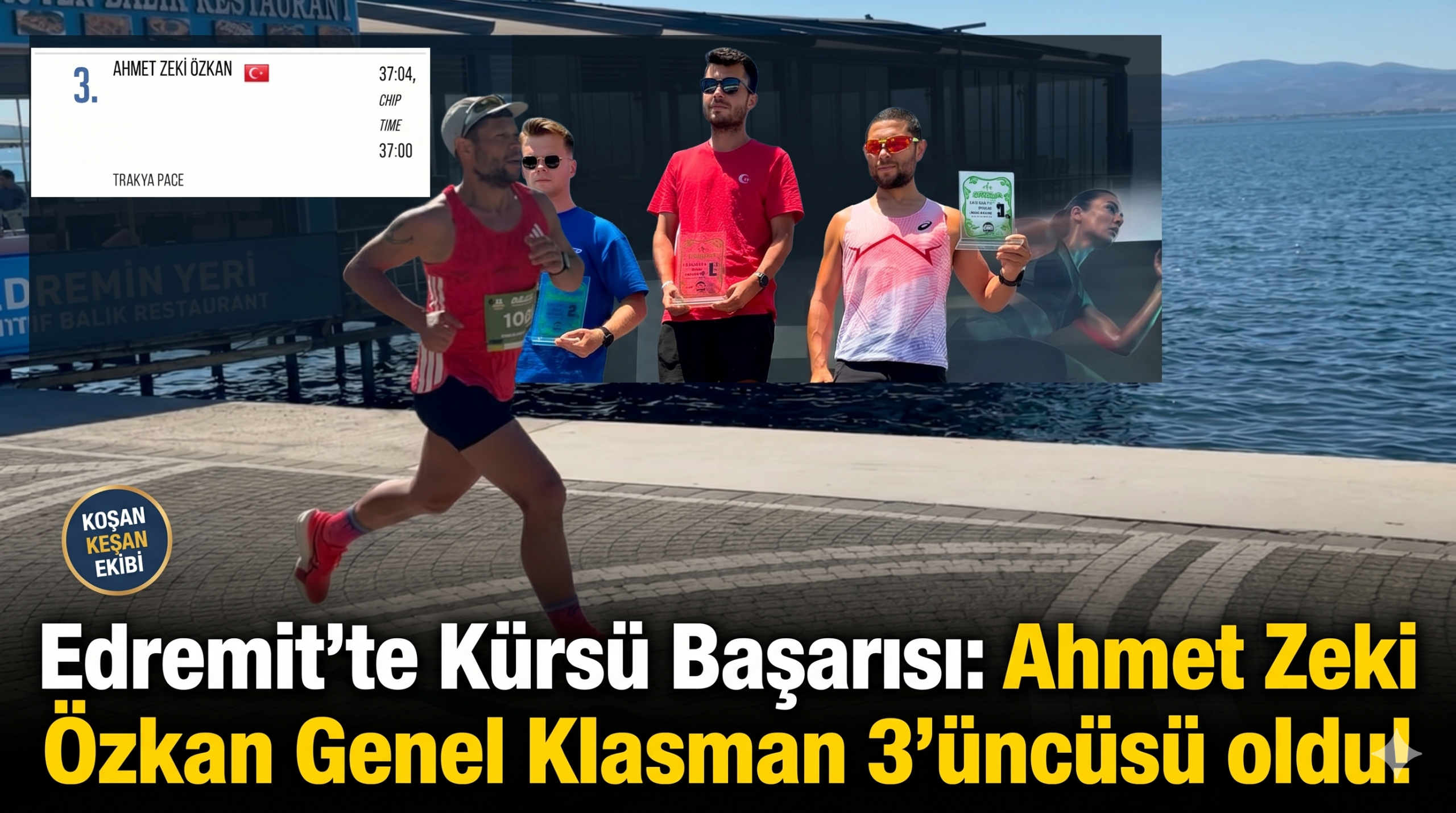 Koşan Keşan Ekibine Edremit’te kürsü başarısı