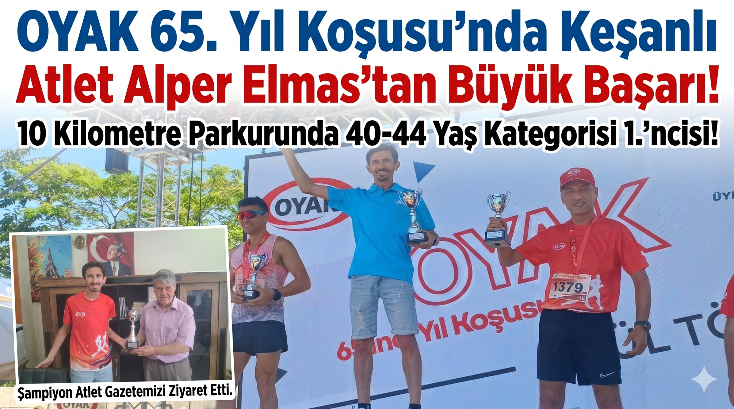 Keşanlı atlet Alper Elmas’tan büyük başarı!