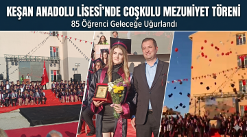 Anadolu Lisesi’nde 85 öğrenci mezun oldu