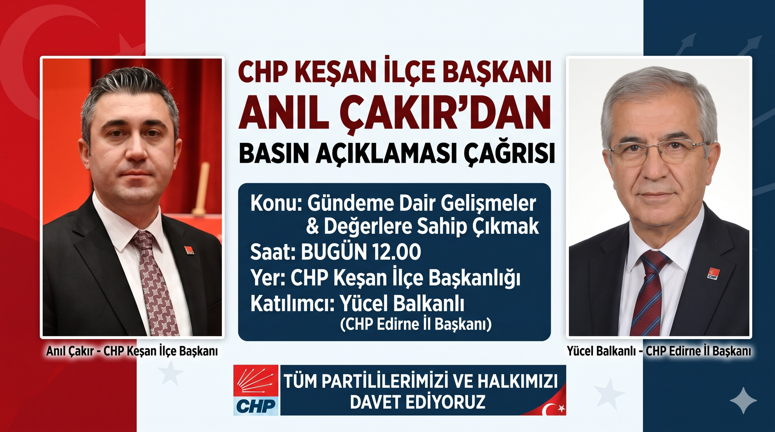 Anıl Çakır’dan basın açıklaması çağrısı
