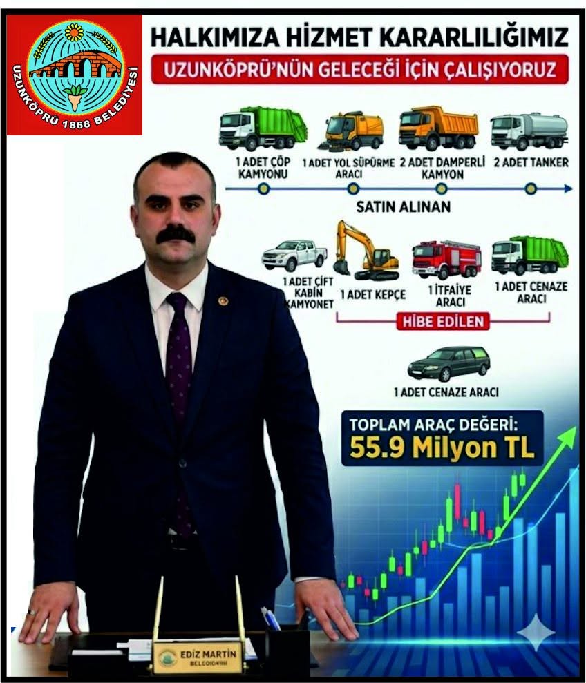 Martin “Önceliğimiz polemik değil, Uzunköprü halkına hizmettir”