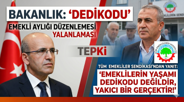 Emeklilerden Bakanlığın “dedikodu” ifadesine sert yanıt