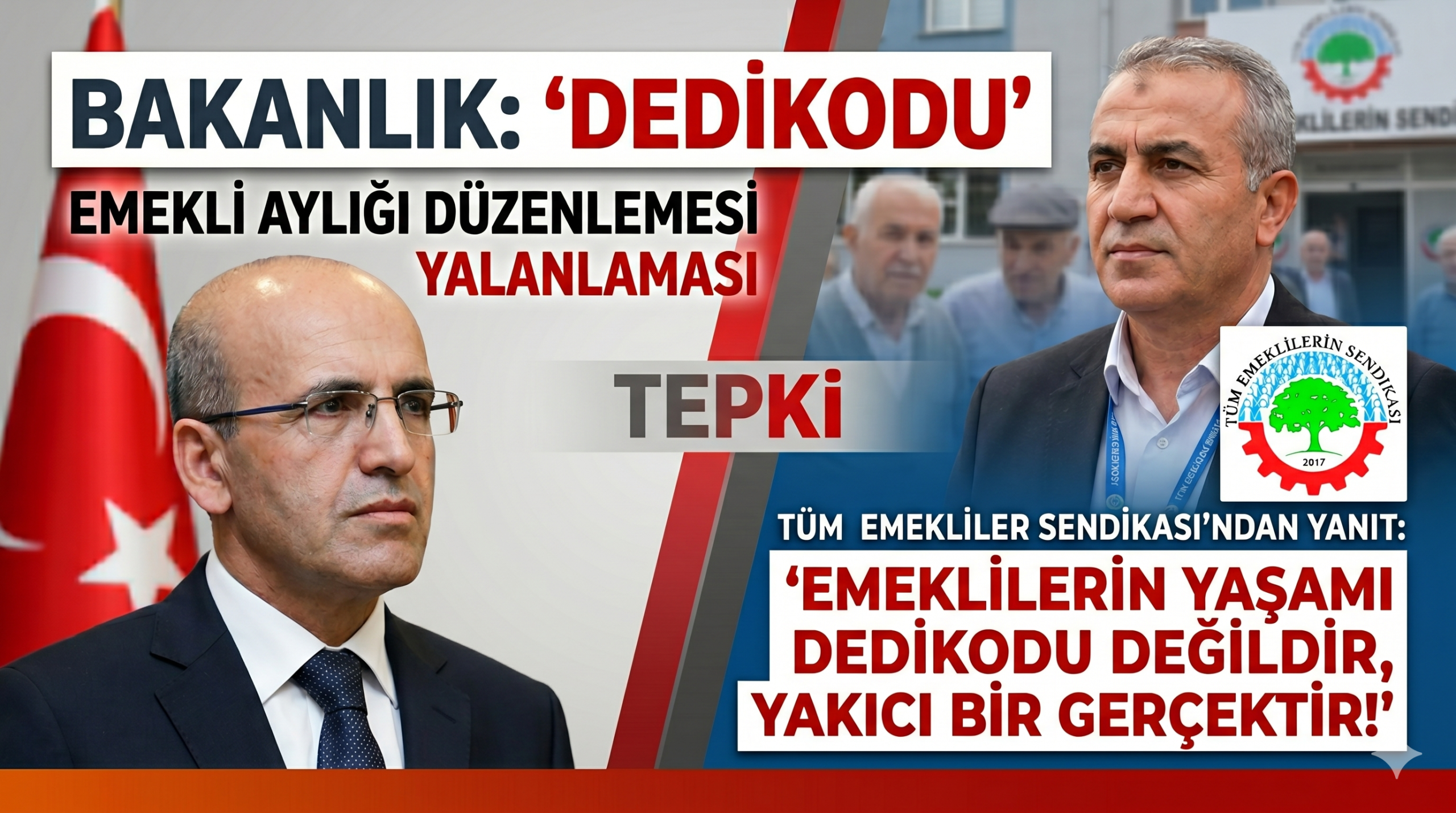 Emeklilerden Bakanlığın “dedikodu” ifadesine sert yanıt