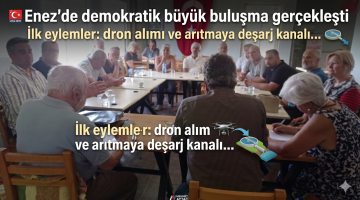 Enez’de demokratik büyük buluşma gerçekleşti