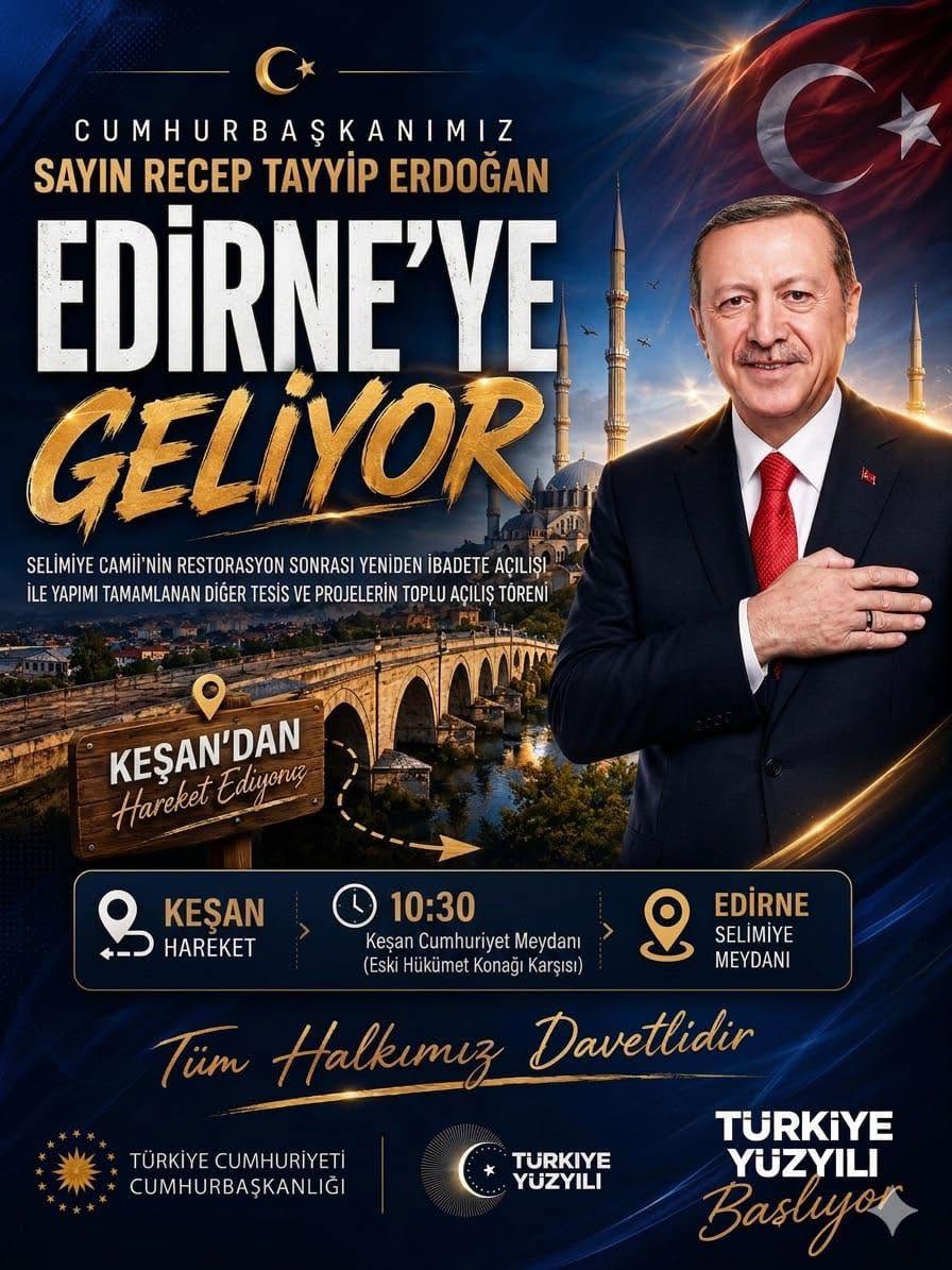 Savaş Pekdemir’den Cumhurbaşkanı’nın Edirne mitingi için çağrı