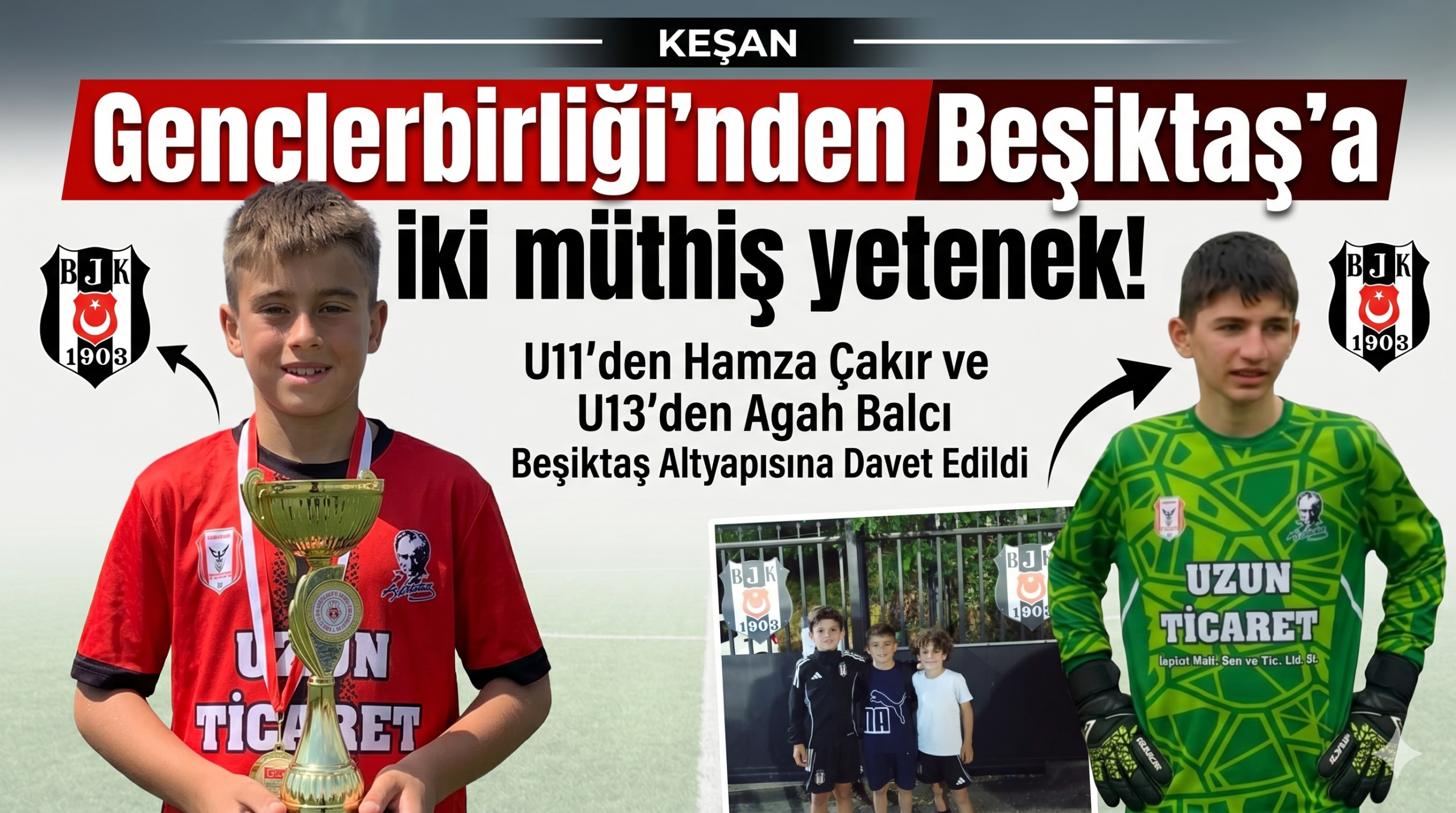    Keşan Gençlerbirliği’nden Beşiktaş’a iki müthiş yetenek!