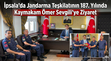 Jandarmadan Ömer Sevgili’ye ziyaret