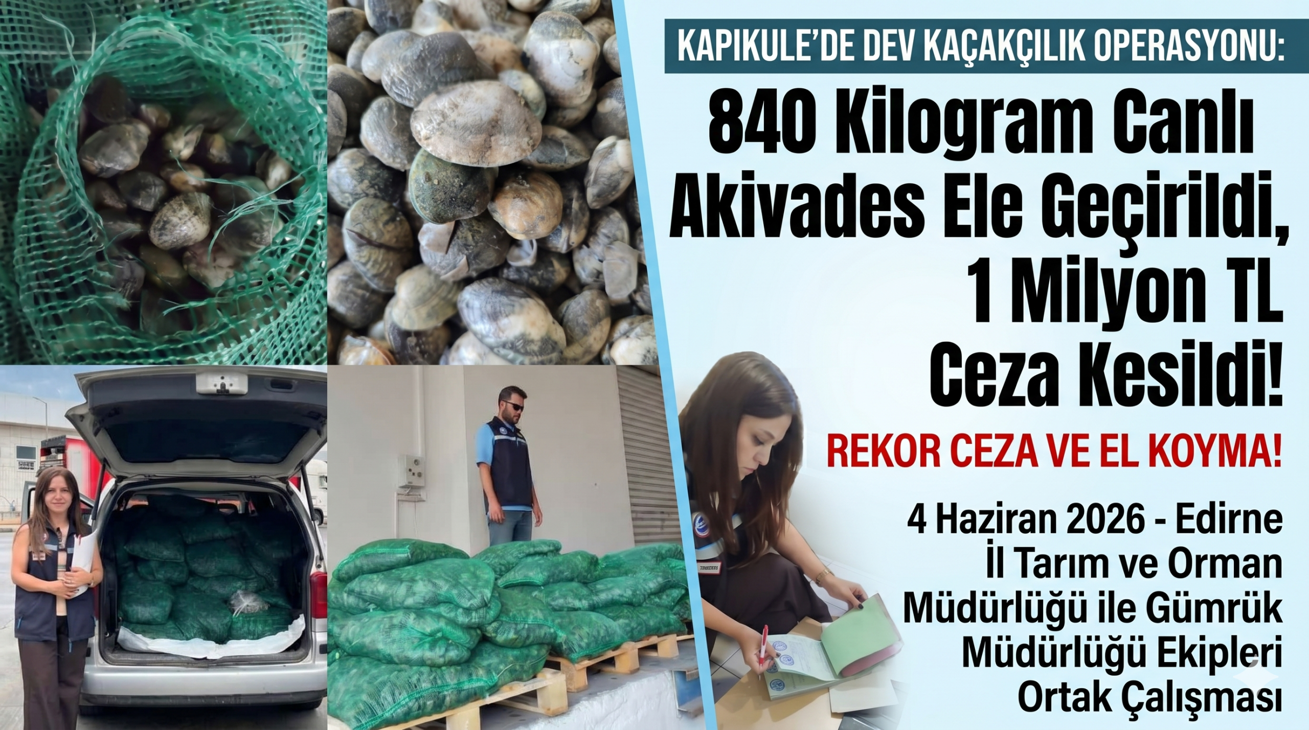 Kapıkule’de dev Kaçakçılık Operasyonu