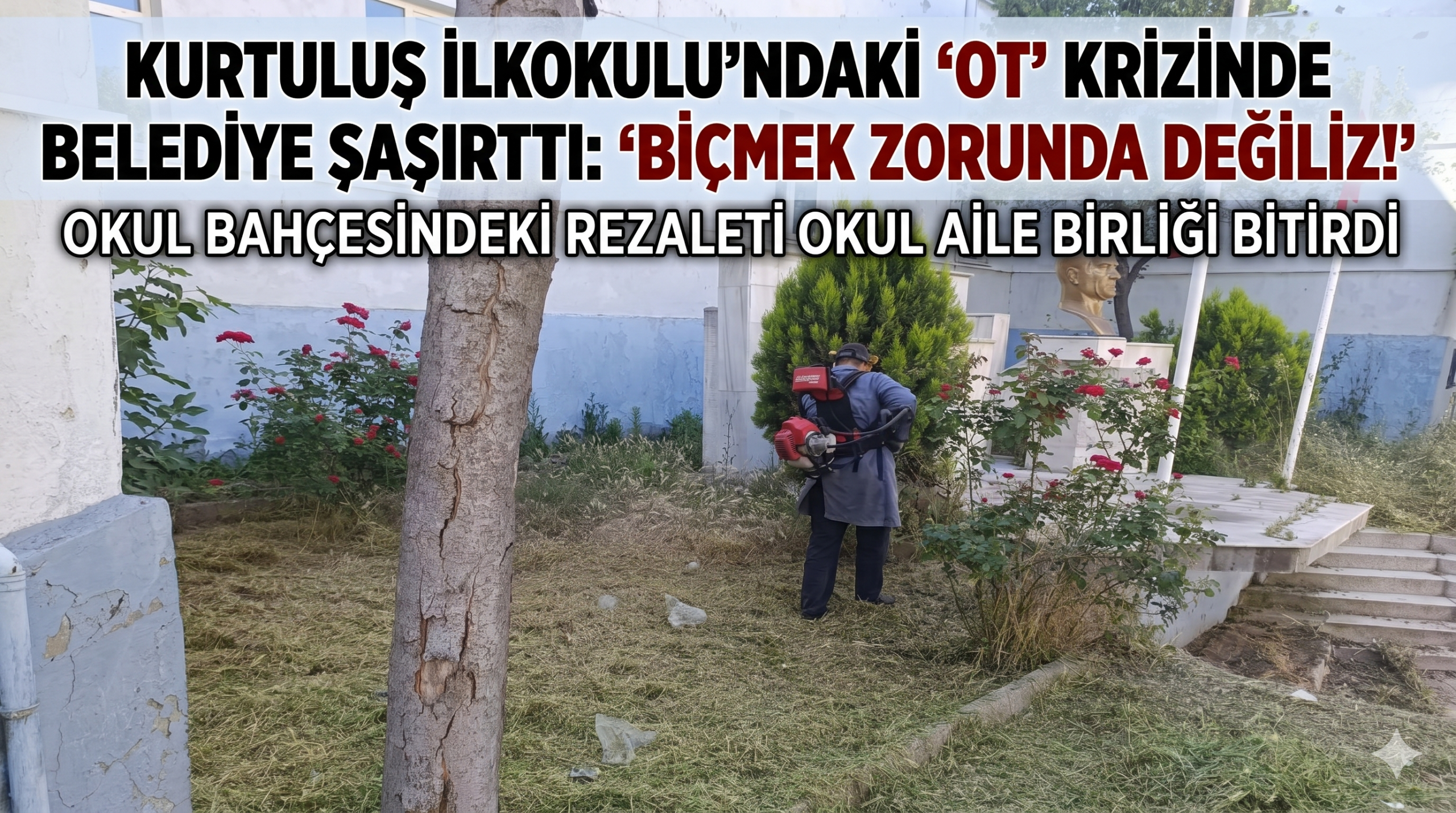 “Ot” krizinde belediye şaşırttı: “Biçmek zorunda değiliz!”