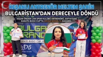 Meltem Şahin Bulgaristan’dan dereceyle döndü