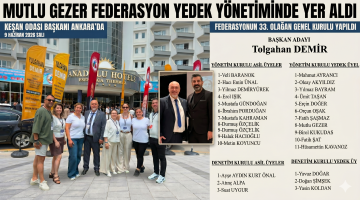 Mutlu Gezer, Federasyon Genel Kurulunda Keşan’ı temsil etti