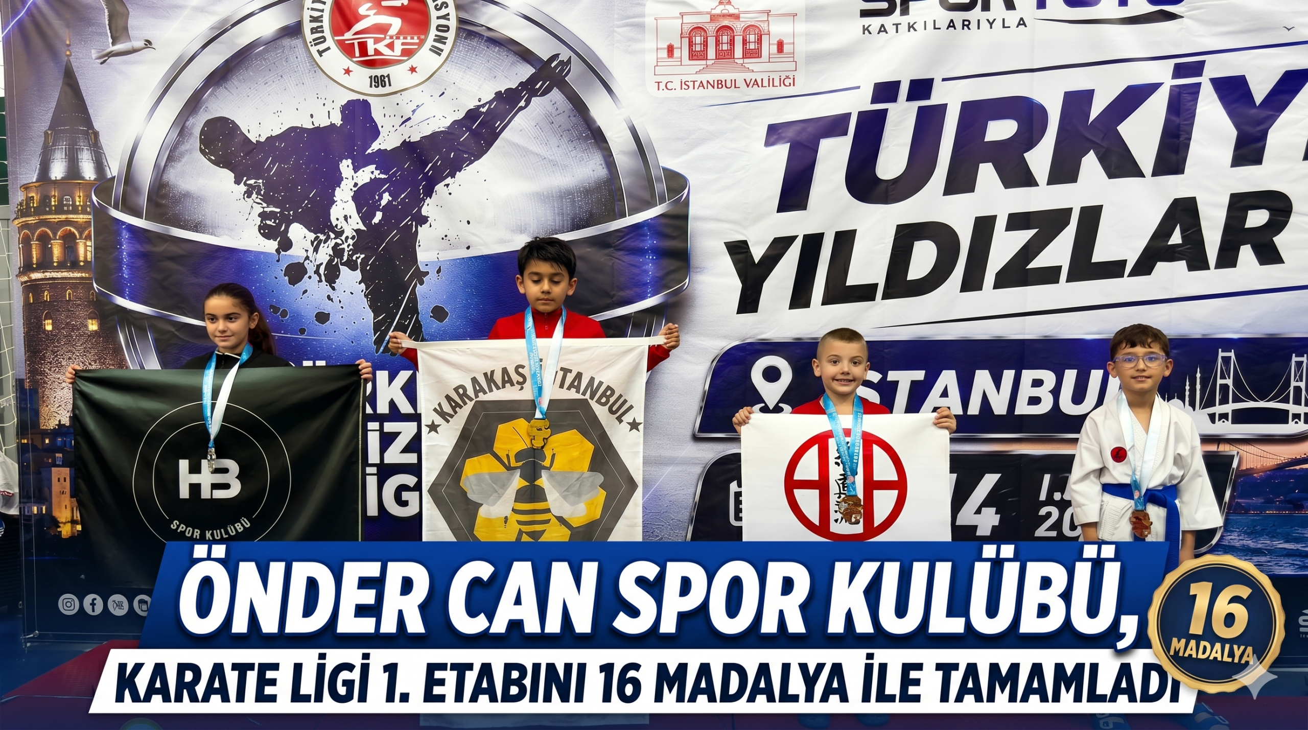 Önder Can Spor Kulübü’nden 16 madalya