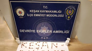 Keşan’da gece yarısı narkotik operasyonu