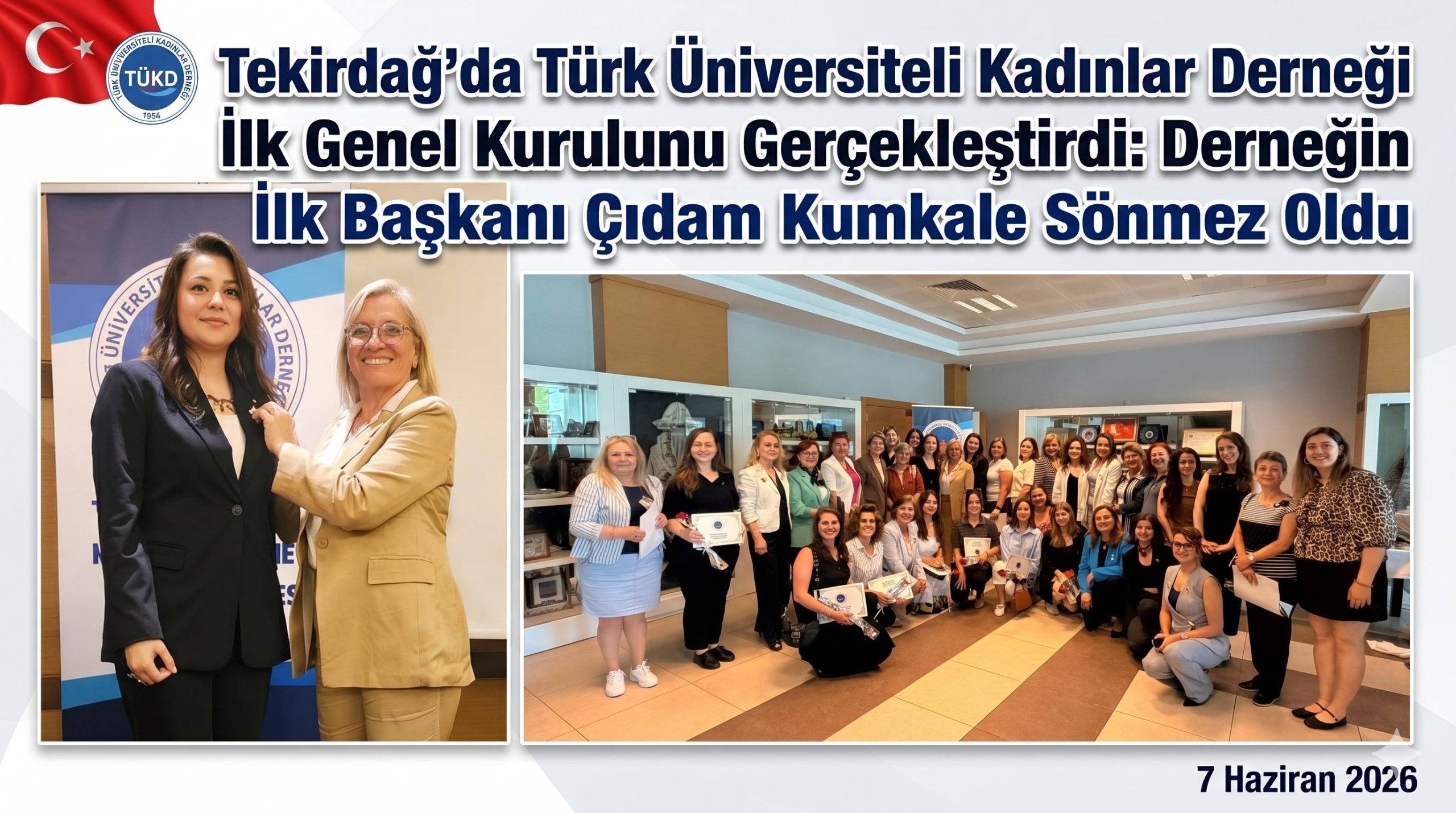 Keşanlı Çıdam Kumkale Sönmez, tekrar başkanlığa seçildi