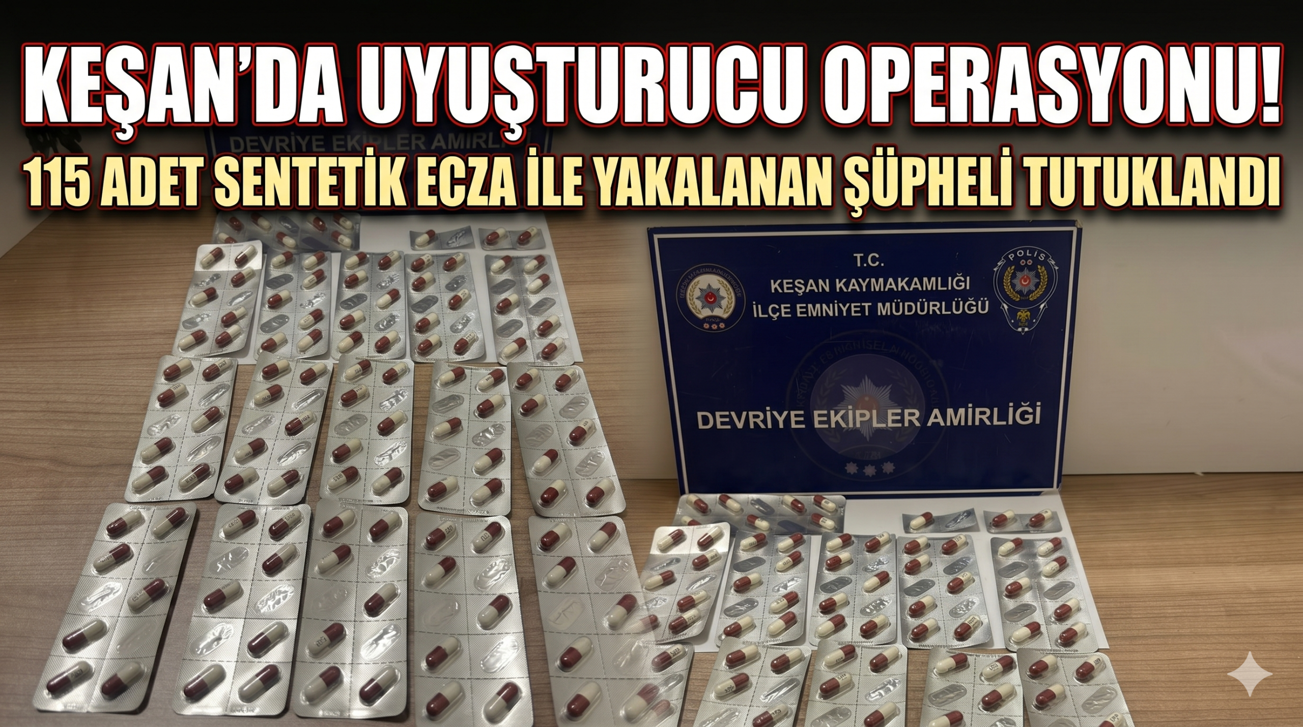 Emniyette operasyon 1 kişi tutuklandı