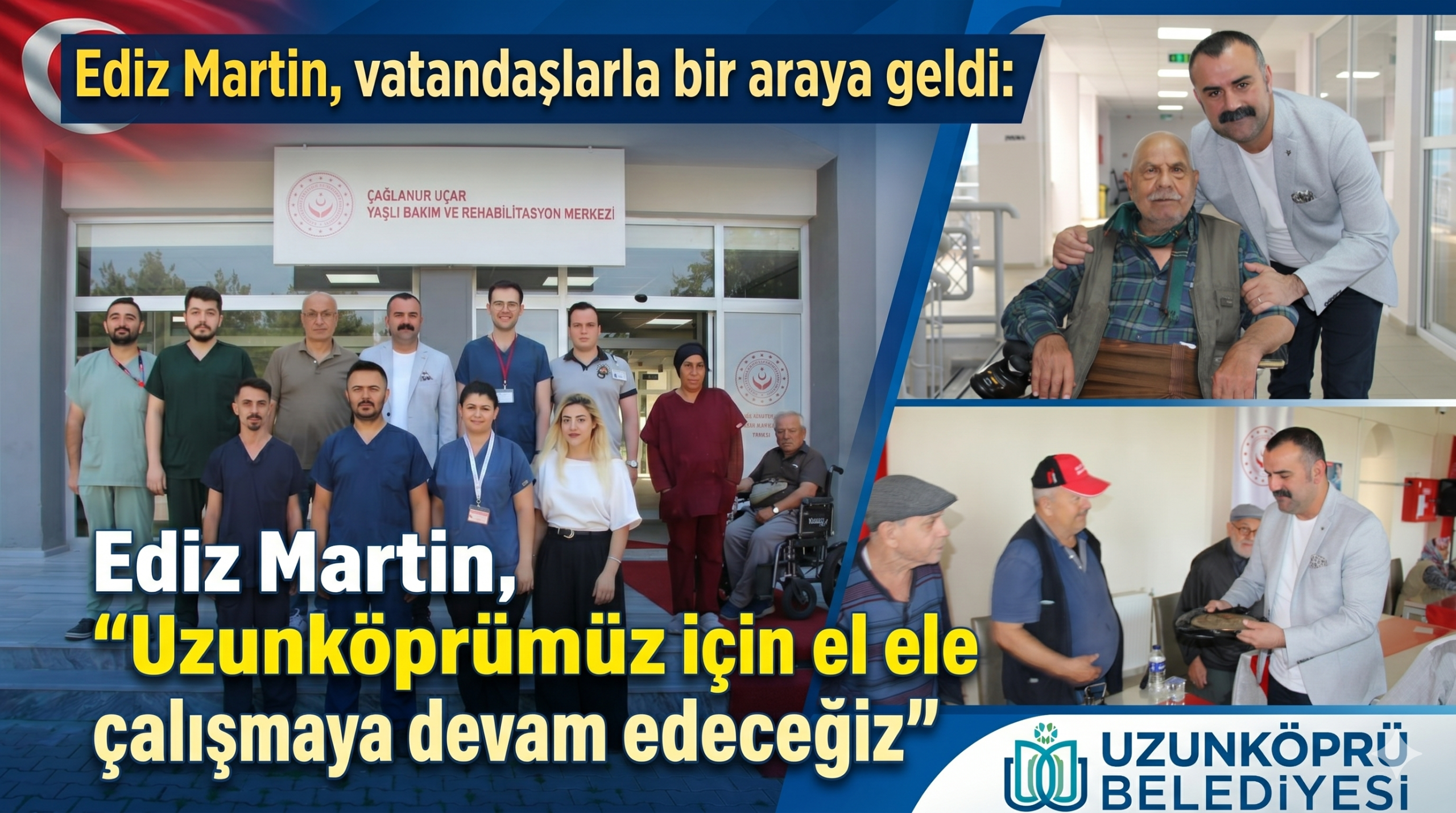 Ediz Martin, vatandaşlarla bir araya geldi