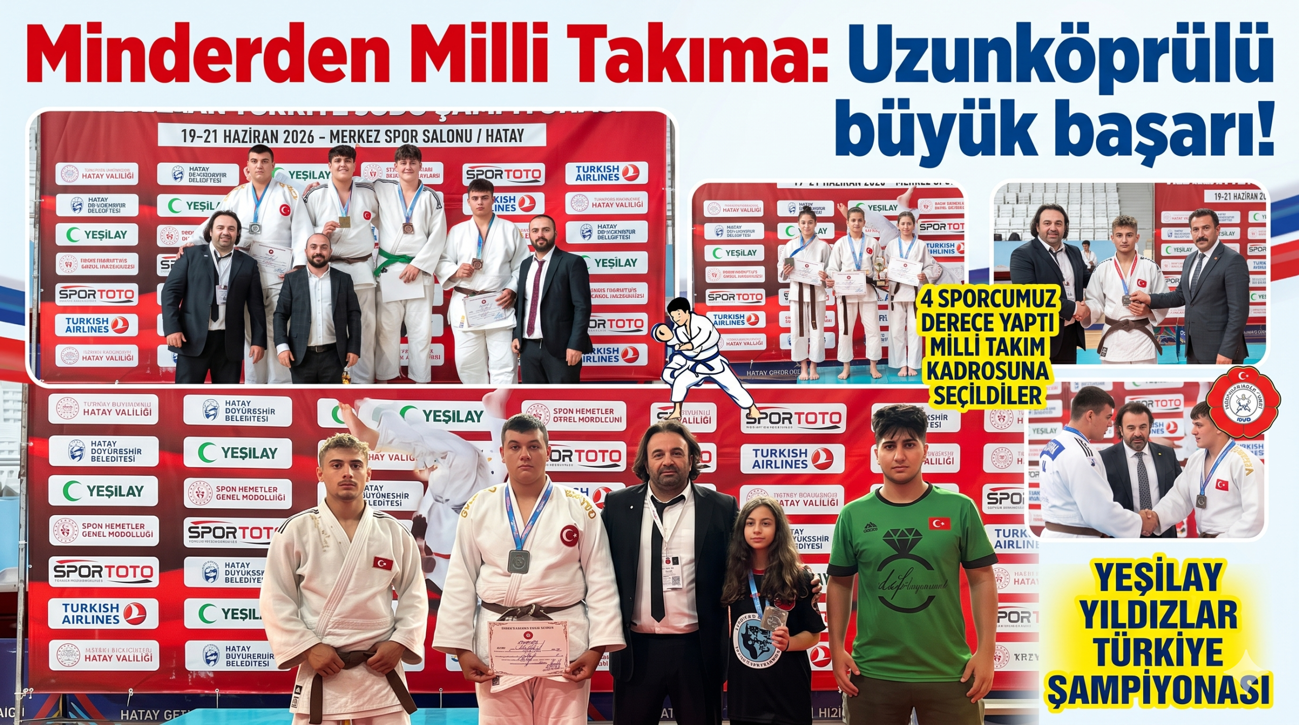 Uzunköprülü judoculardan büyük başarı!