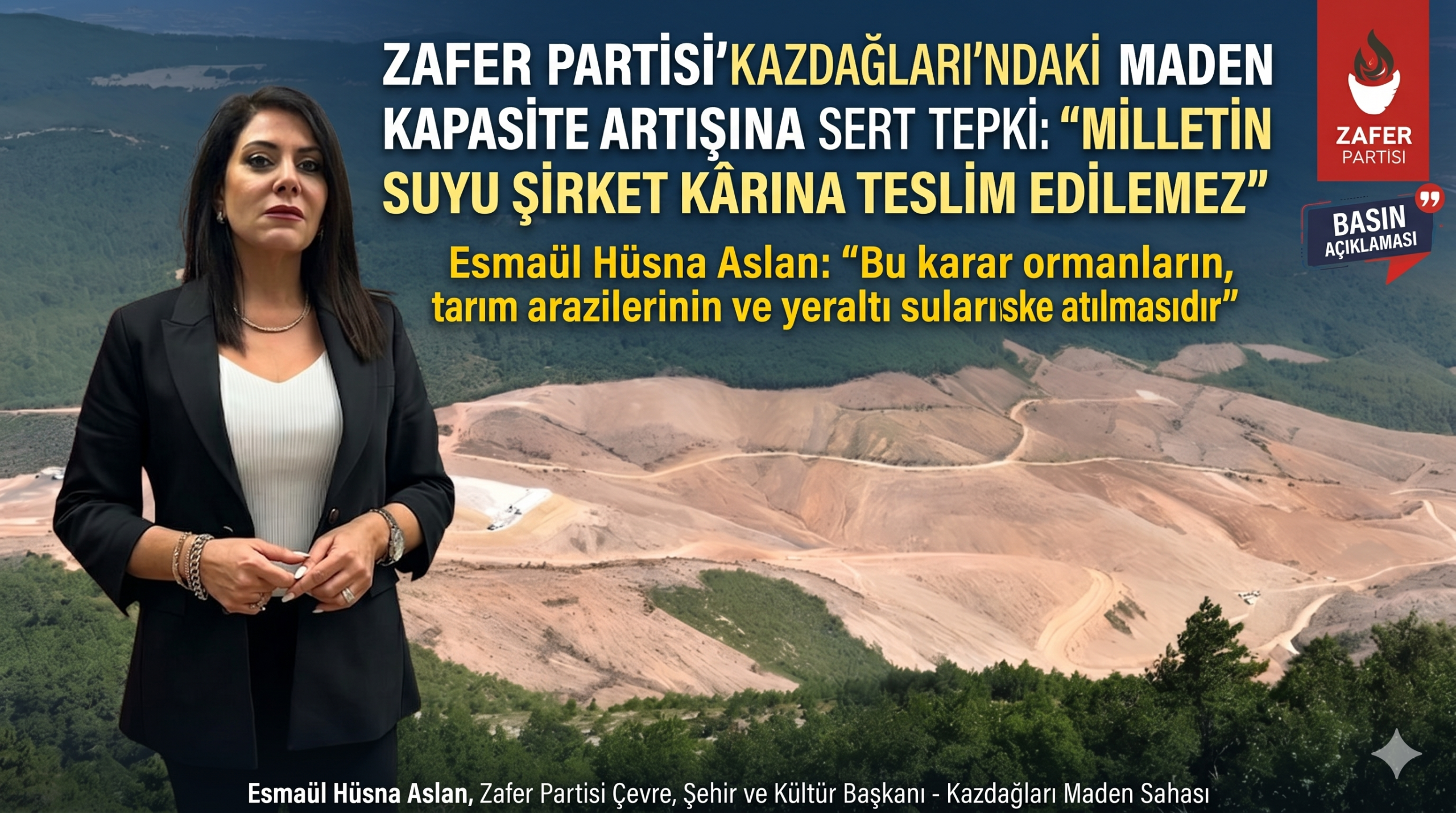 Kazdağları’ndaki maden kapasite artışına sert tepki