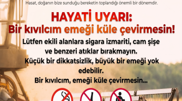 Keşan Ziraat Odası’ndan hayati uyarı