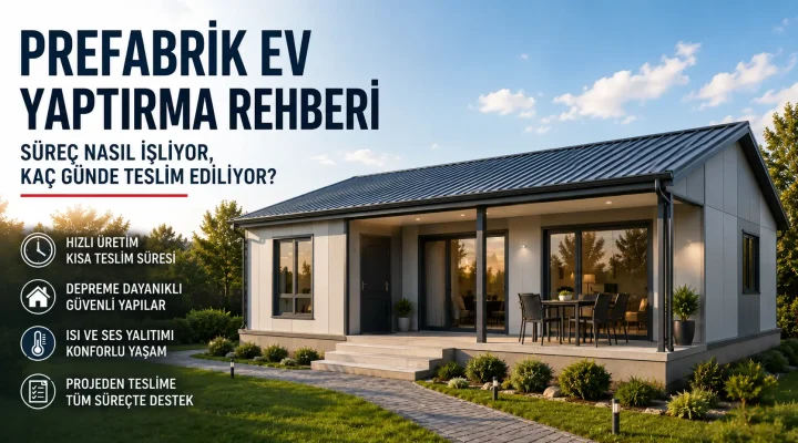 Prefabrik Ev Yaptırma Rehberi: Süreç Nasıl İşliyor?