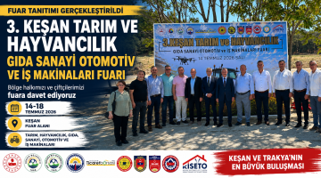 Keşan Tarım Fuarı tanıtımı yapıldı