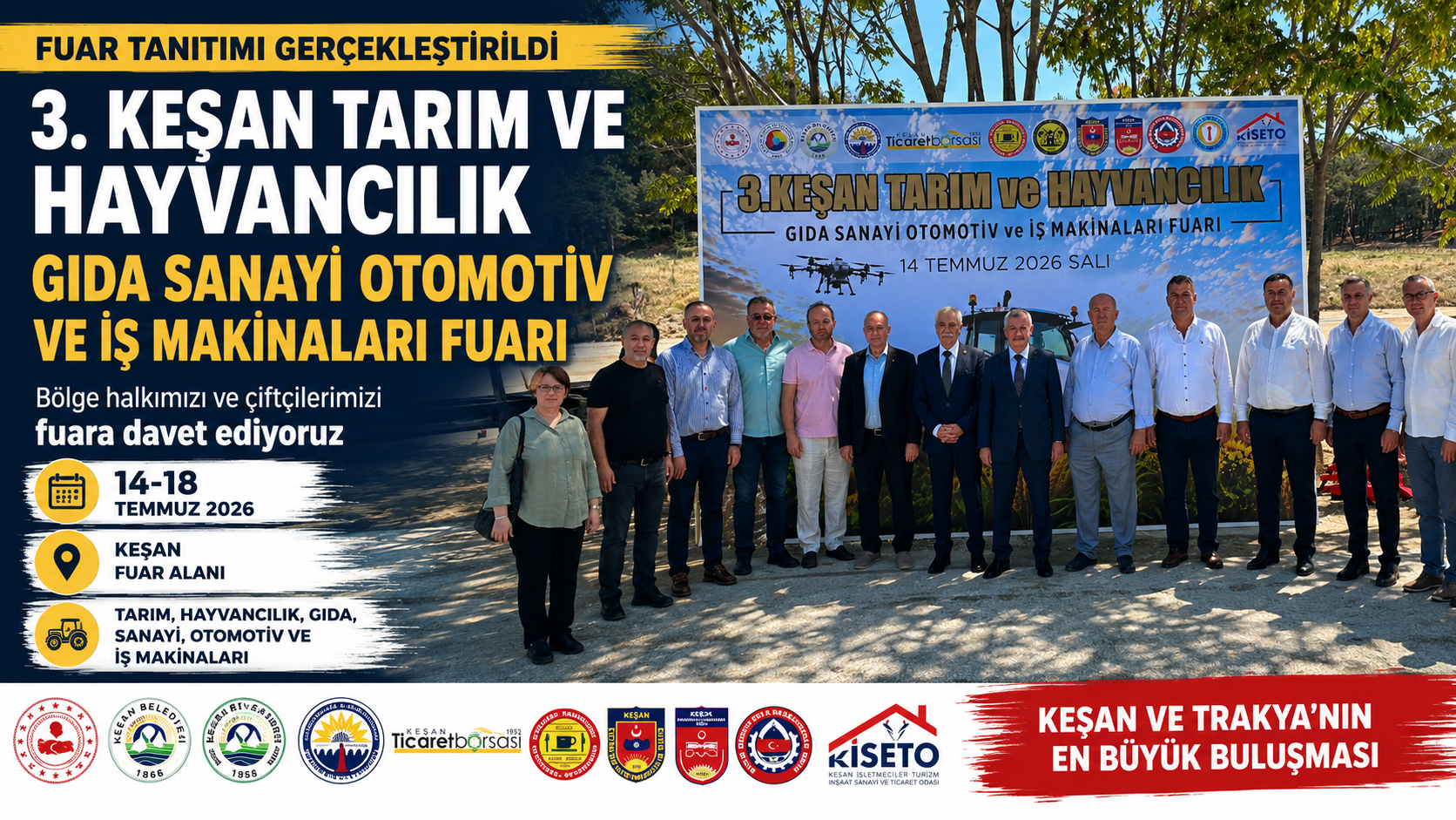 Keşan Tarım Fuarı tanıtımı yapıldı