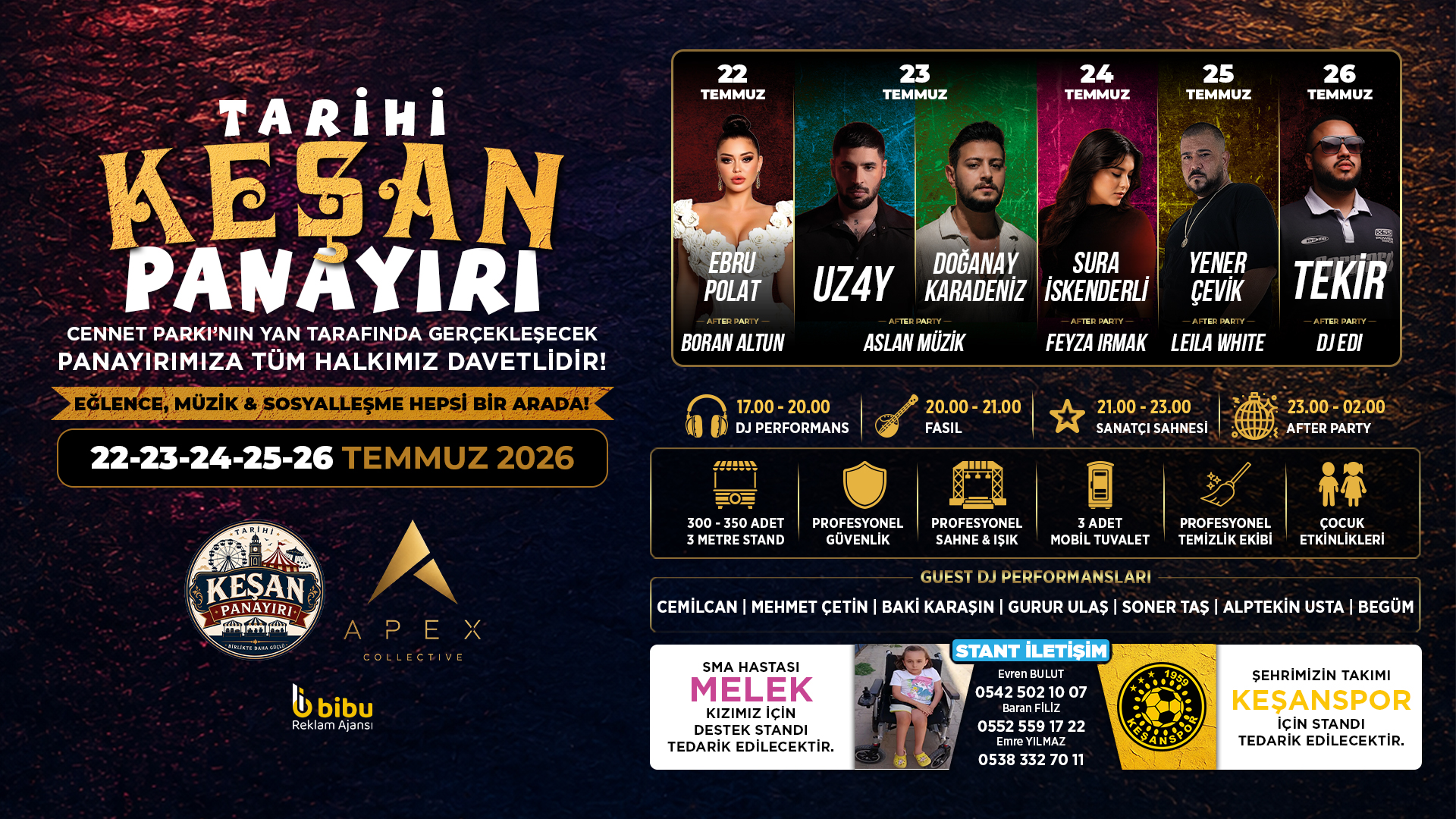 Tarihi Keşan Panayırı 2026 Başlıyor! Konser Programı, Sanatçılar ve Etkinlik Takvimi