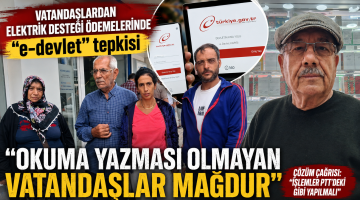 Vatandaşlardan destek ödemelerinde “e-devlet” tepkisi