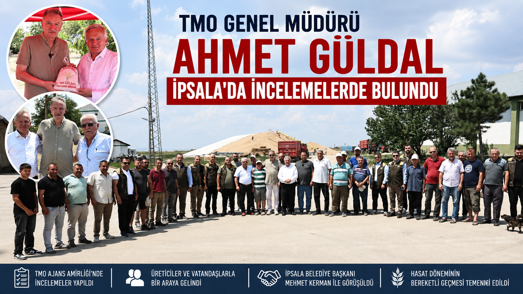 Ahmet Güldal İpsala’da incelemelerde bulundu