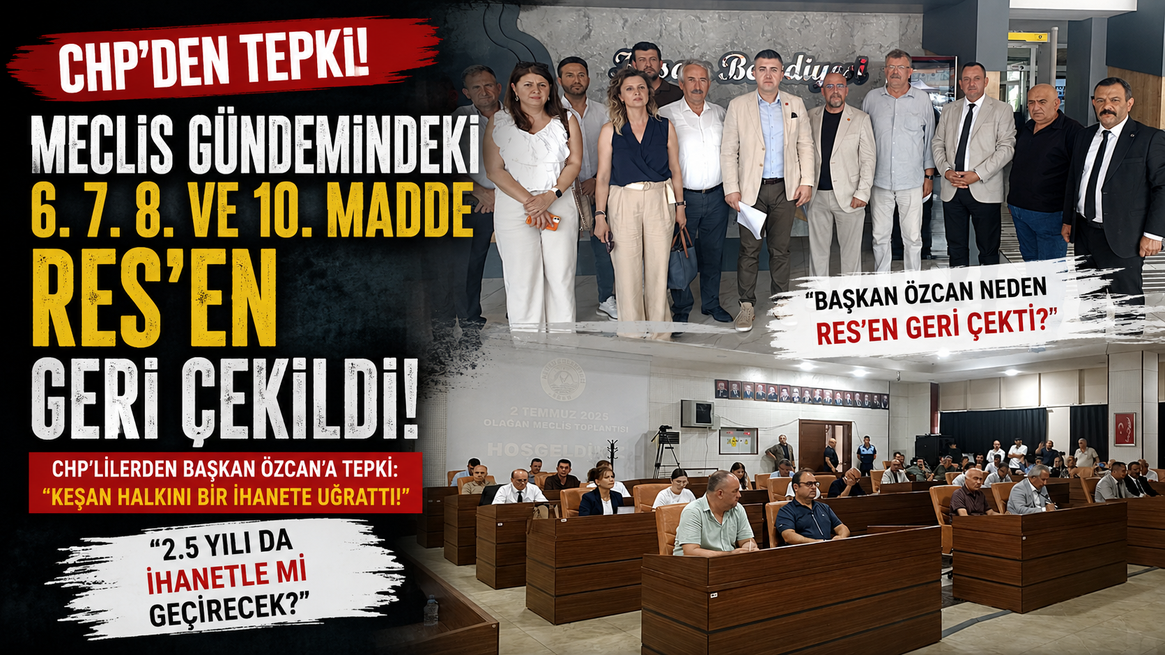 Anıl Çakır, Özcan’a sordu: “4 madde neden geri çekildi?”