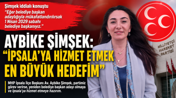 Aybike Şimşek “1 Nisan 2029 sabahı belediye başkanıyız.”