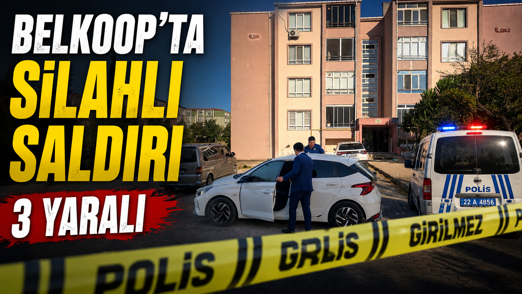 Belkkop’ta silahlı saldırı 3 yaralı
