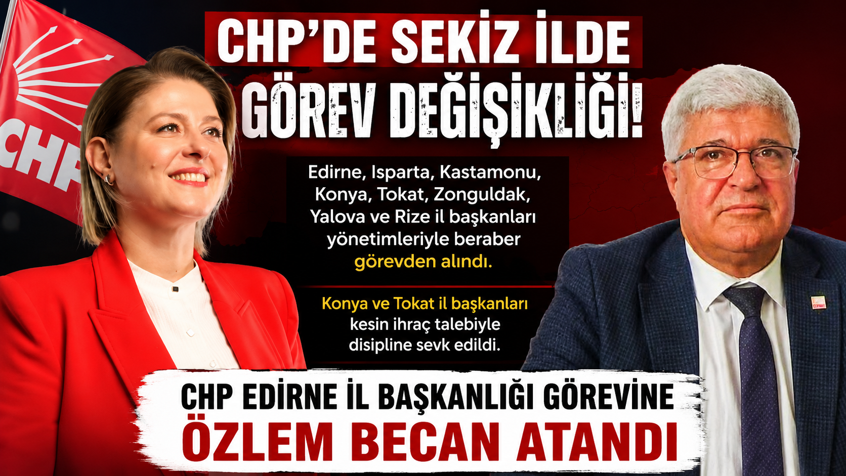 CHP Edirne İl Başkanlığı’na Özlem Becan atandı