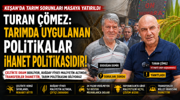 Turhan Çömez’den Keşan’da sert çıkış