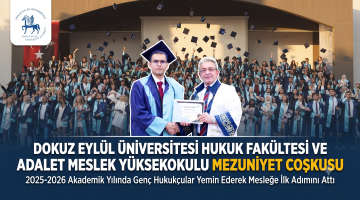 Genç hukukçular DEÜ’de yemin etti