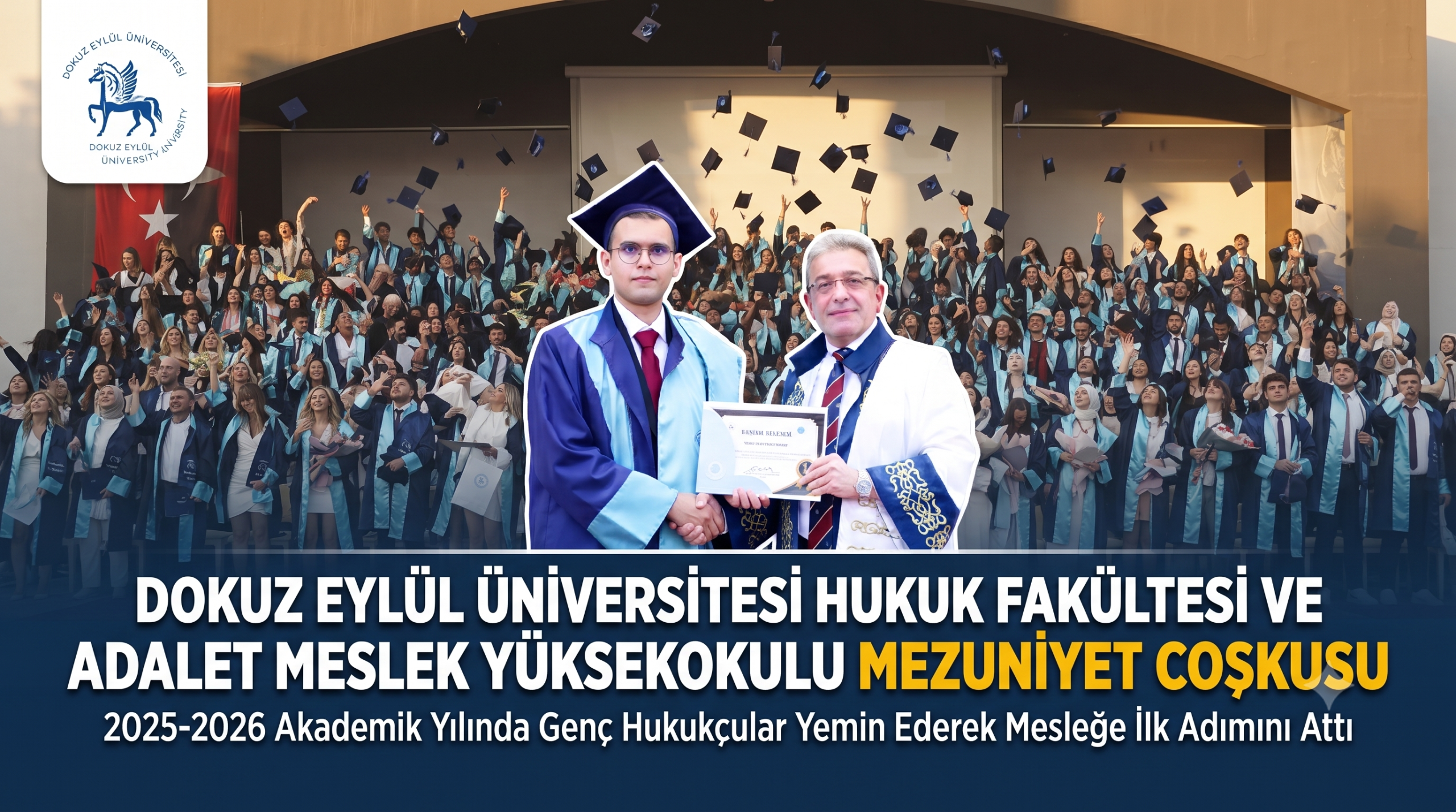 Genç hukukçular DEÜ’de yemin etti