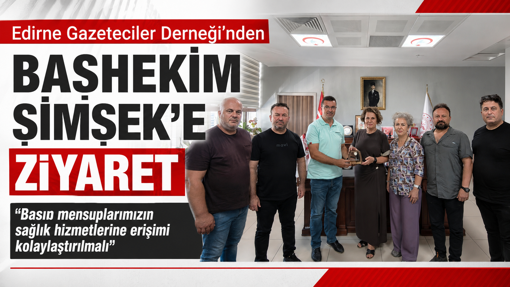 EGD’den Başhekim Şimşek’e ziyaret